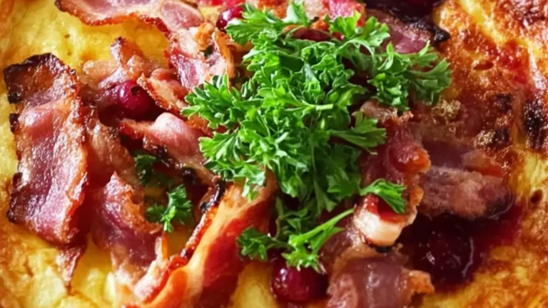 Enkelt och lyxigt: Ugnspannkaka med riven potatis