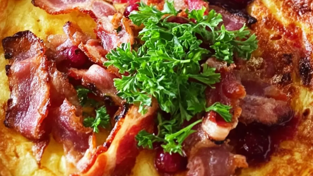 Enkelt och lyxigt: Ugnspannkaka med riven potatis