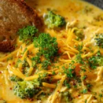 Enkelt: Broccoli och cheddarsoppa med timjan