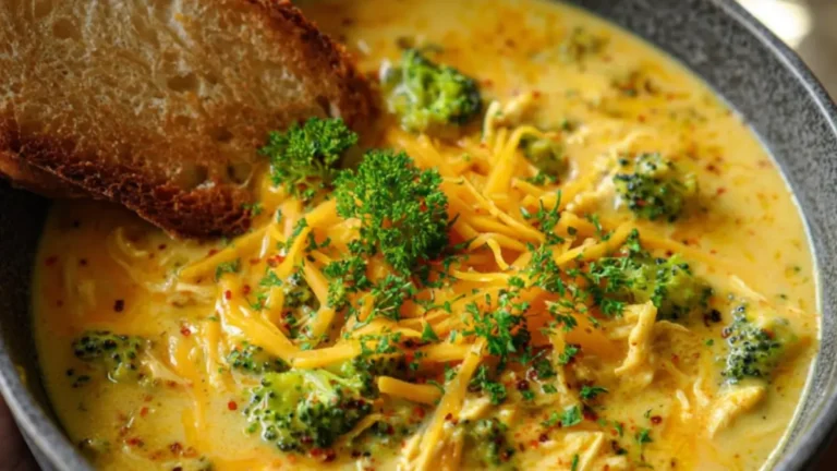 Enkelt: Broccoli och cheddarsoppa med timjan