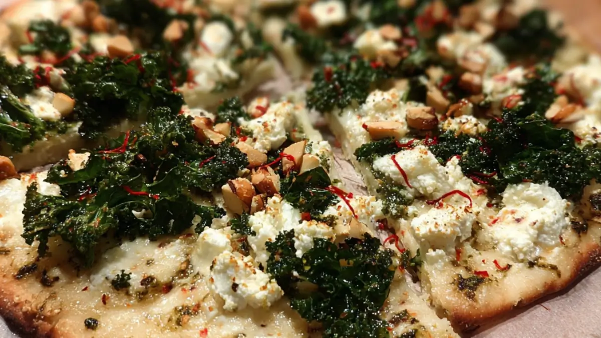 Perfekt Libapizza Bianco med grönkål på 30 min