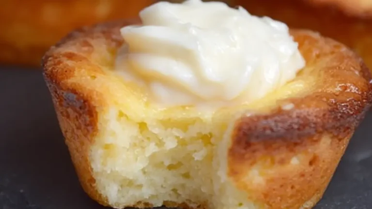 Vita kladdkakemuffins: Hemgjort och felfritt på nolltid
