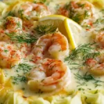 Fiskgratäng med citron och dillsås