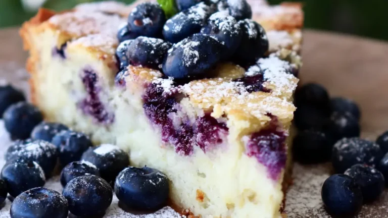 Perfekt Blåbärskladdkaka för din nästa fika