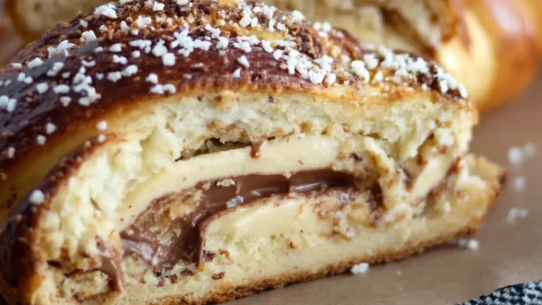 Lyxig Vetelängd med vaniljkräm och choklad