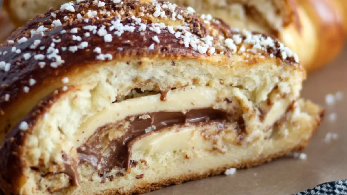 Lyxig Vetelängd med vaniljkräm och choklad