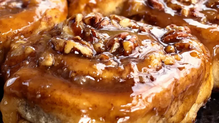 Perfekta Sticky buns med kola & pekannötter