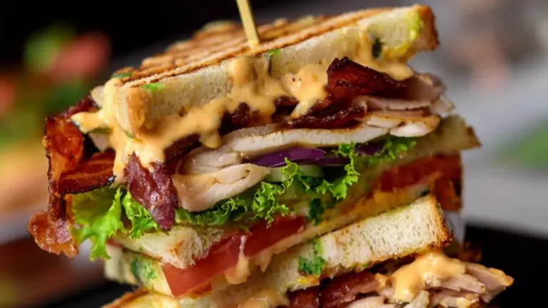Lyxig Club sandwich sweet chili för finsmakare