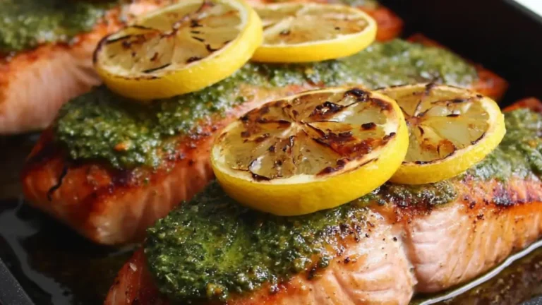 Älskad Pestolax I Ugn med Pesto & Peppar