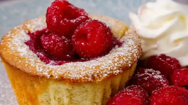 Enkla Hallongrottor och kladdkaka för familjen