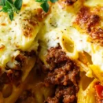 Lyxig Pastagratäng med kryddig köttfärs hemma
