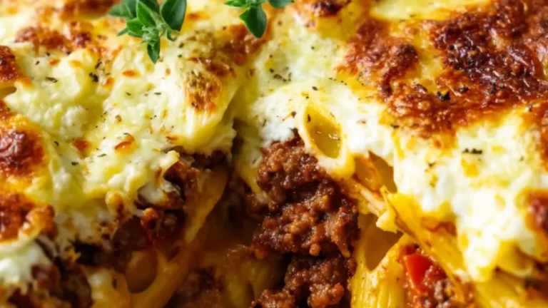 Lyxig Pastagratäng med kryddig köttfärs hemma