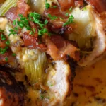 Riktigt lyxig Fläskfilé med bacon & purjolök