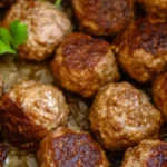 Perfekta Köttbullar med rostad lök enkelt hemma