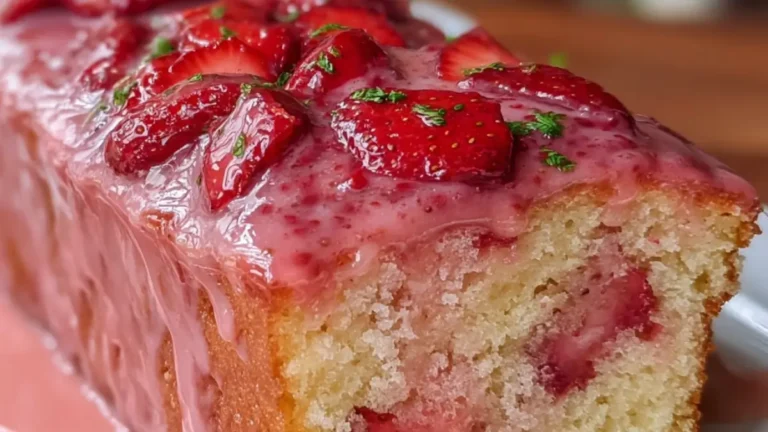 Lyxig Jordgubbskaka: Pound Cake för Sommardagar