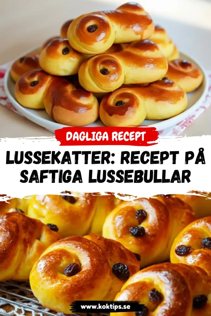 Lussekatter: Recept på saftiga lussebullar