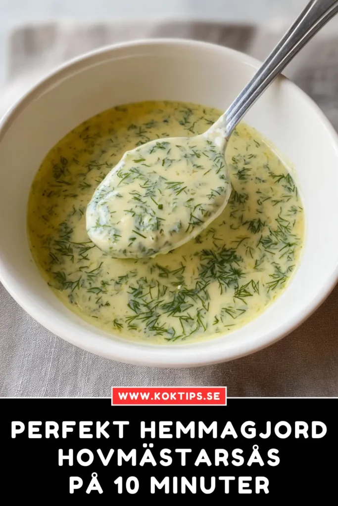 Perfekt Hemmagjord Hovmästarsås på 10 Minuter