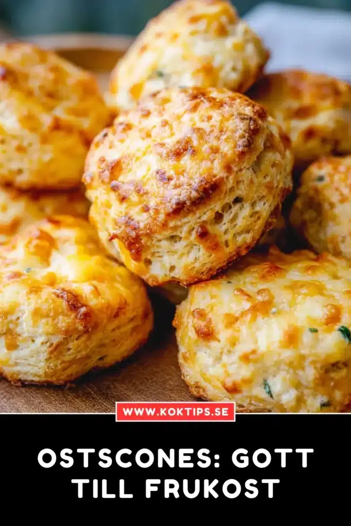 Ostscones: gott till frukost