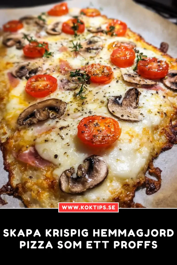 Skapa krispig hemmagjord pizza som ett proffs