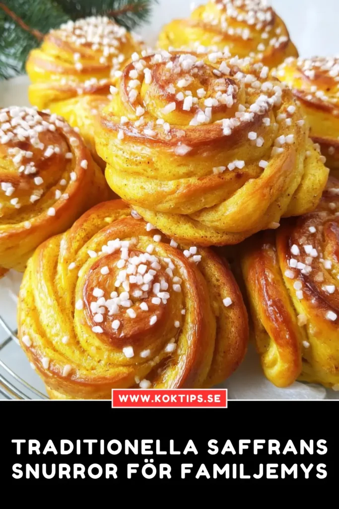 Traditionella Saffranssnurror för Familjemys