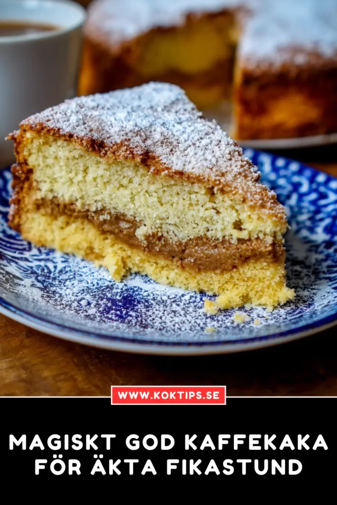 Magiskt god Kaffekaka för äkta fikastund
