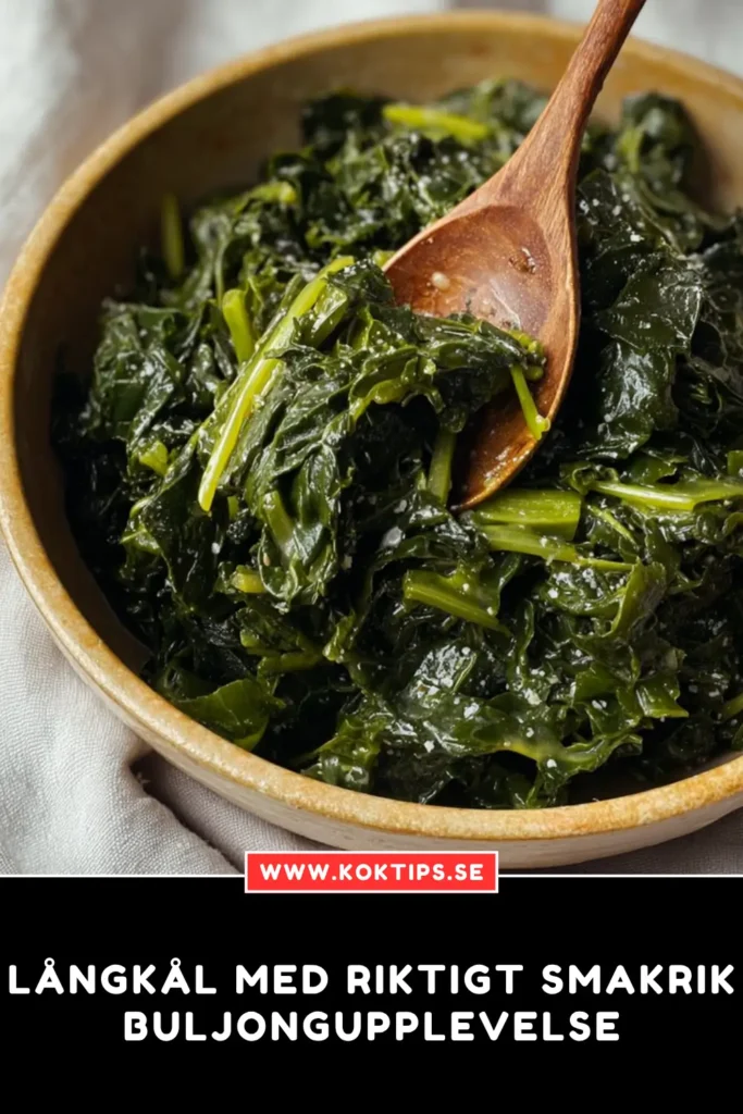 Långkål med Riktigt Smakrik Buljongupplevelse