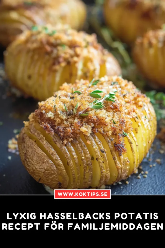 Lyxig Hasselbackspotatis Recept för Familjemiddagen