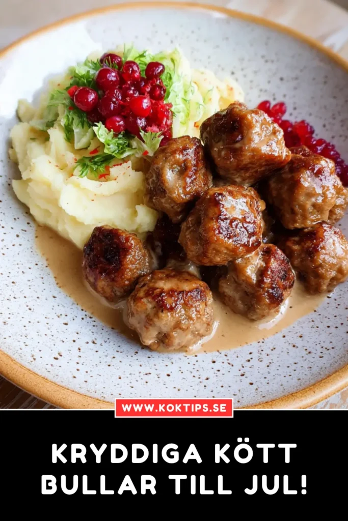 Kryddiga köttbullar till jul!