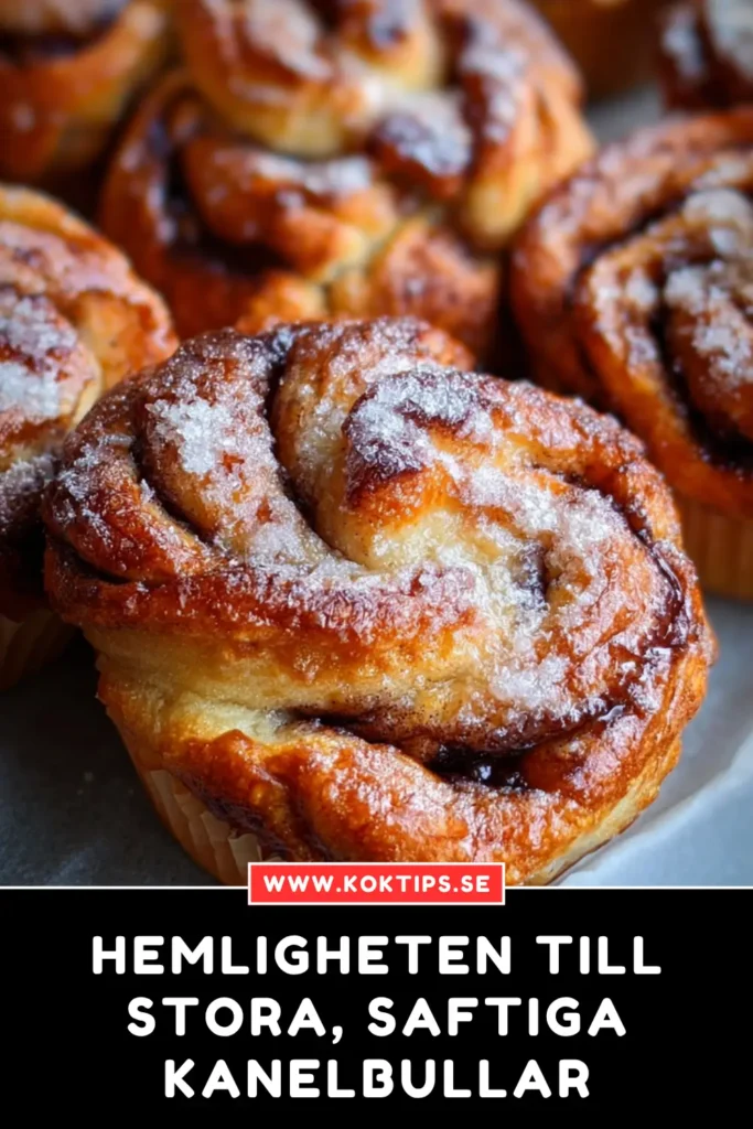 Hemligheten till Stora, saftiga kanelbullar
