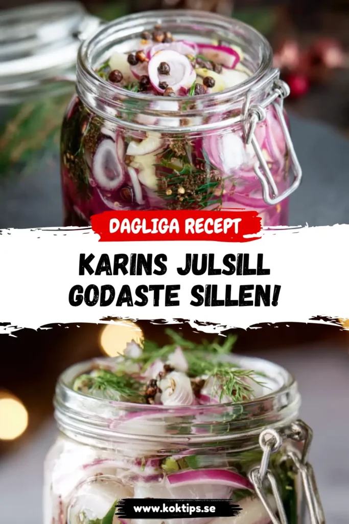 Karins julsill, godaste sillen!