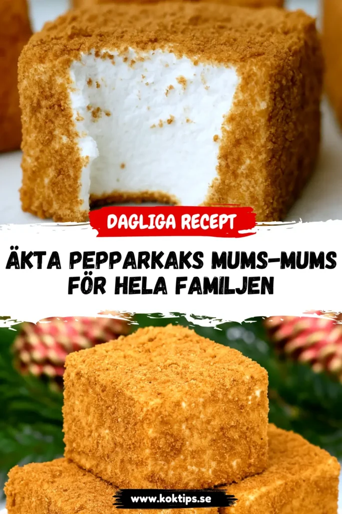Äkta Pepparkaks mums-mums för hela familjen