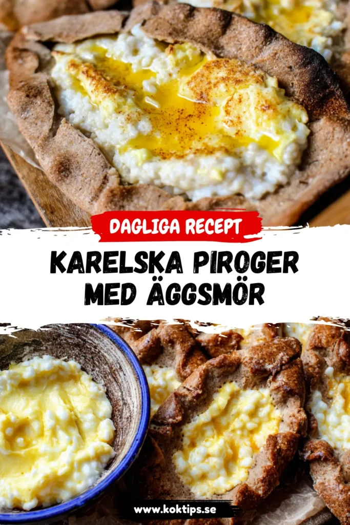 Karelska piroger med äggsmör