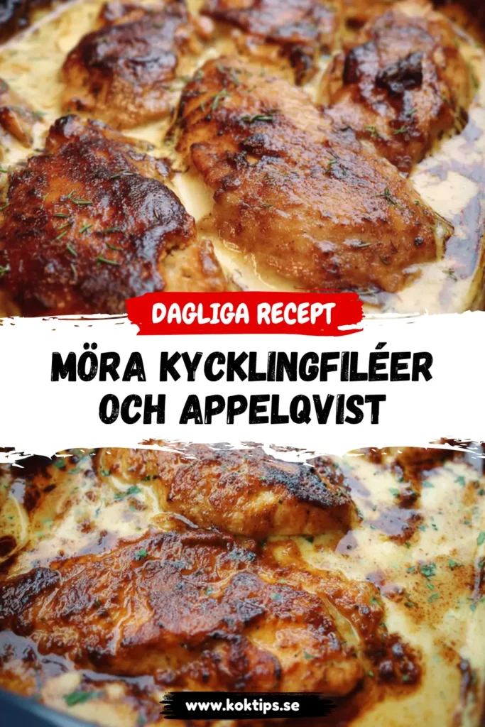 Möra kycklingfiléer och Appelqvist