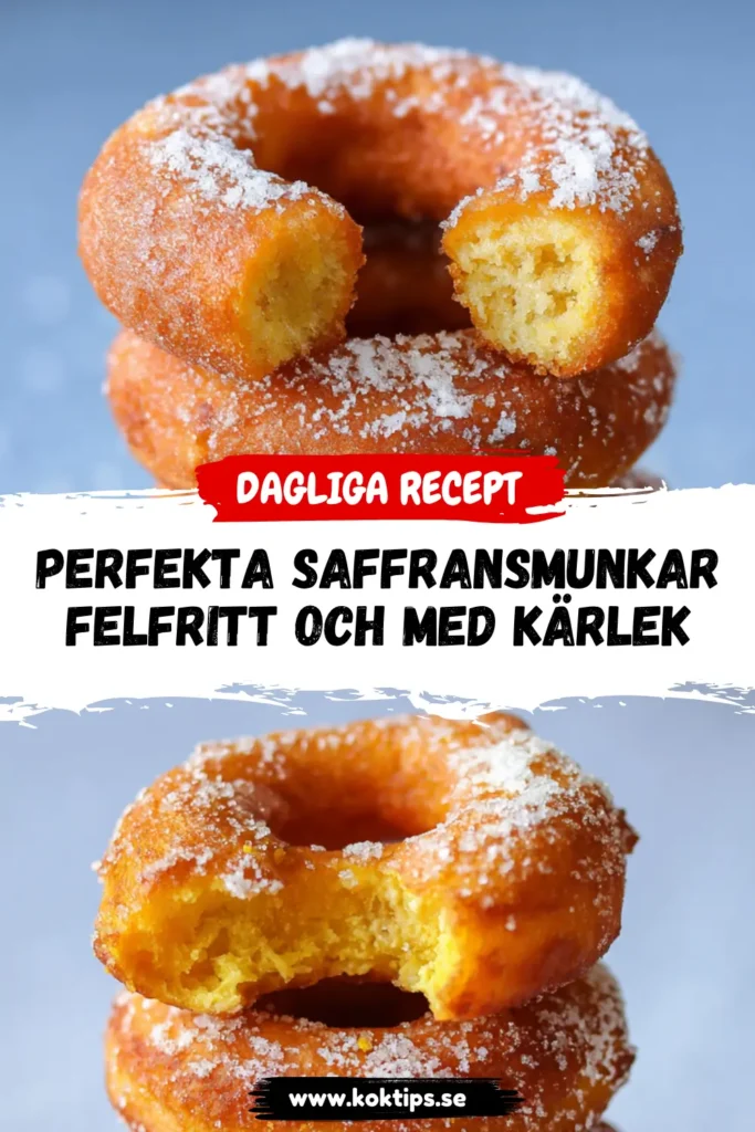 Perfekta Saffransmunkar: Felfritt och med kärlek