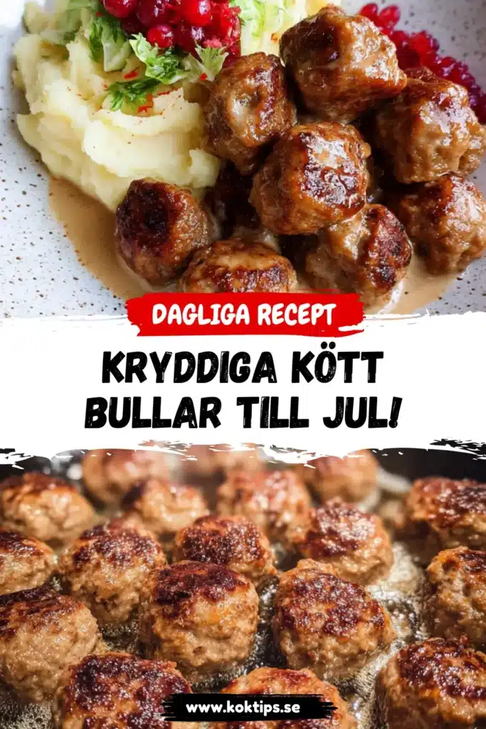 Kryddiga köttbullar till jul!