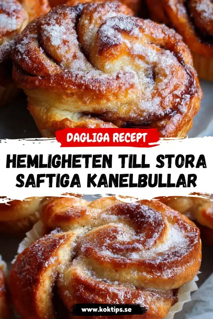Hemligheten till Stora, saftiga kanelbullar