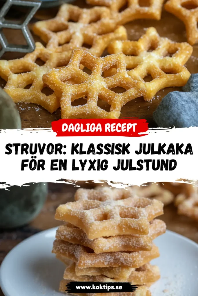 Struvor: Klassisk julkaka för en lyxig julstund
