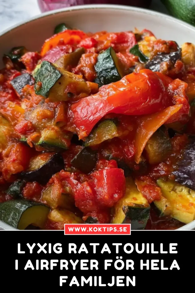 Lyxig Ratatouille I airfryer för hela familjen