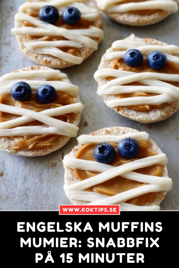 Engelska Muffins Mumier: Snabbfix på 15 minuter
