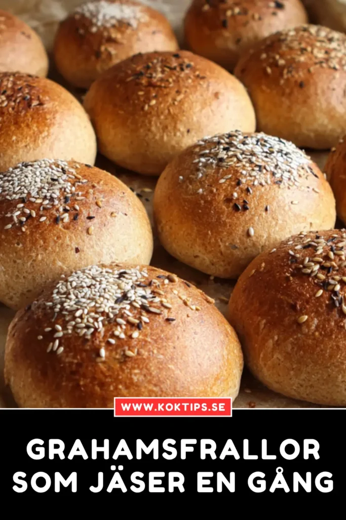 Grahamsfrallor som jäser en gång