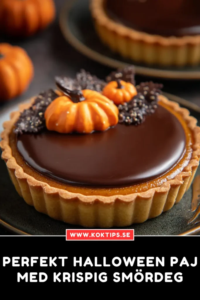 Perfekt Halloween Paj med krispig smördeg