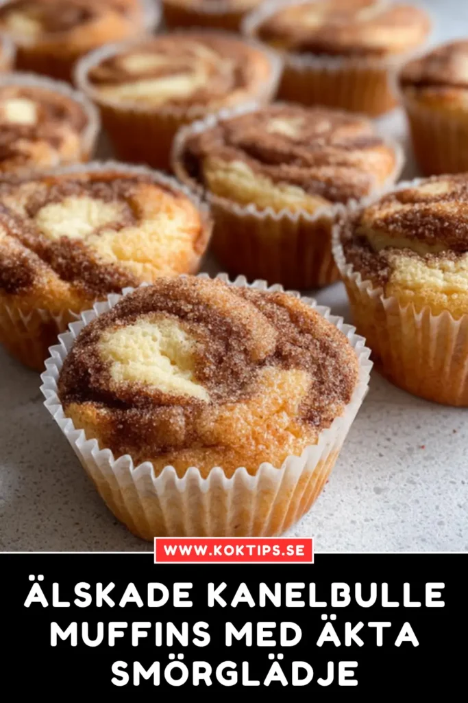 Älskade Kanelbullemuffins med äkta smörglädje