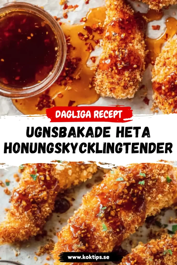 Ugnsbakade heta honungskycklingtender