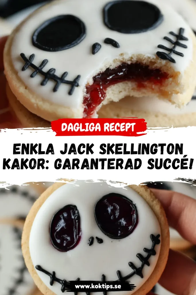 Enkla Jack Skellington kakor: Garanterad succé!