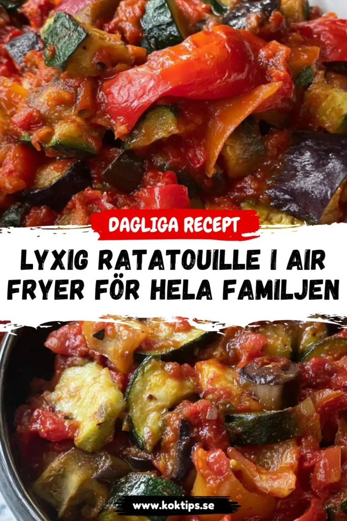Lyxig Ratatouille I airfryer för hela familjen