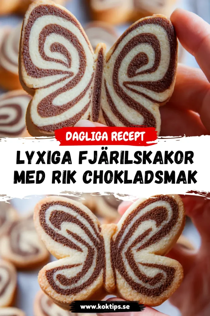 Lyxiga Fjärilskakor med rik chokladsmak