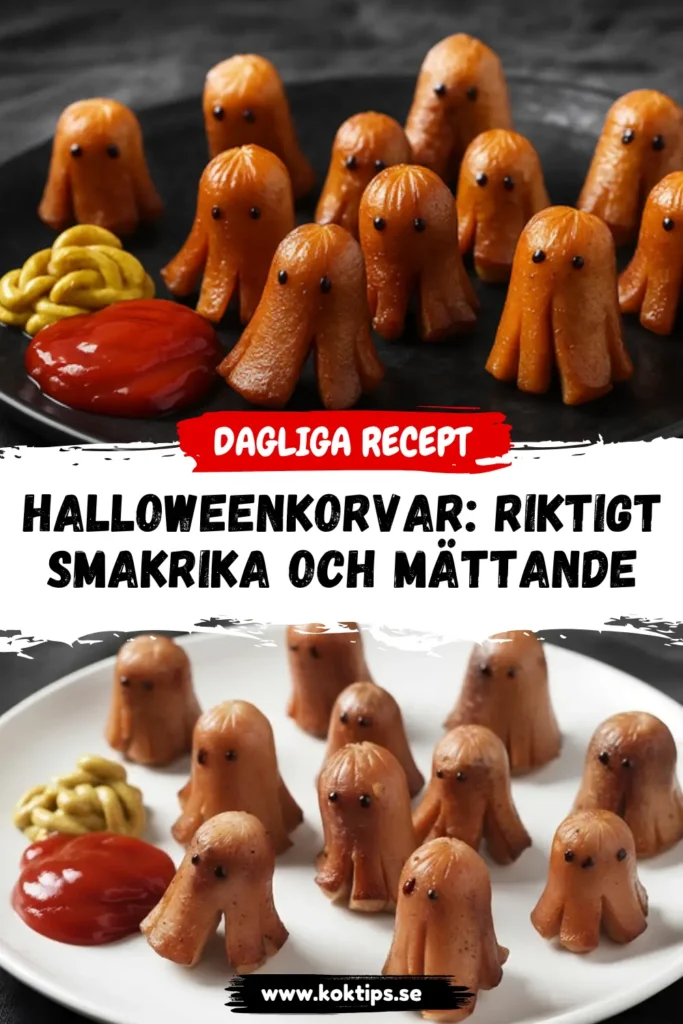 Halloweenkorvar: Riktigt Smakrika och Mättande