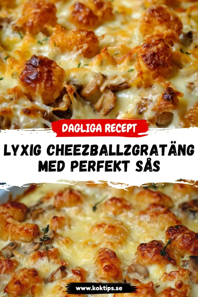 Lyxig Cheezballzgratäng med Perfekt Sås