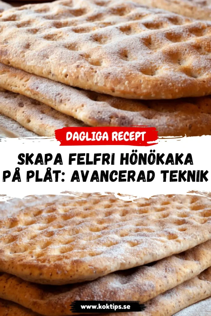 Skapa Felfri Hönökaka på plåt: Avancerad Teknik