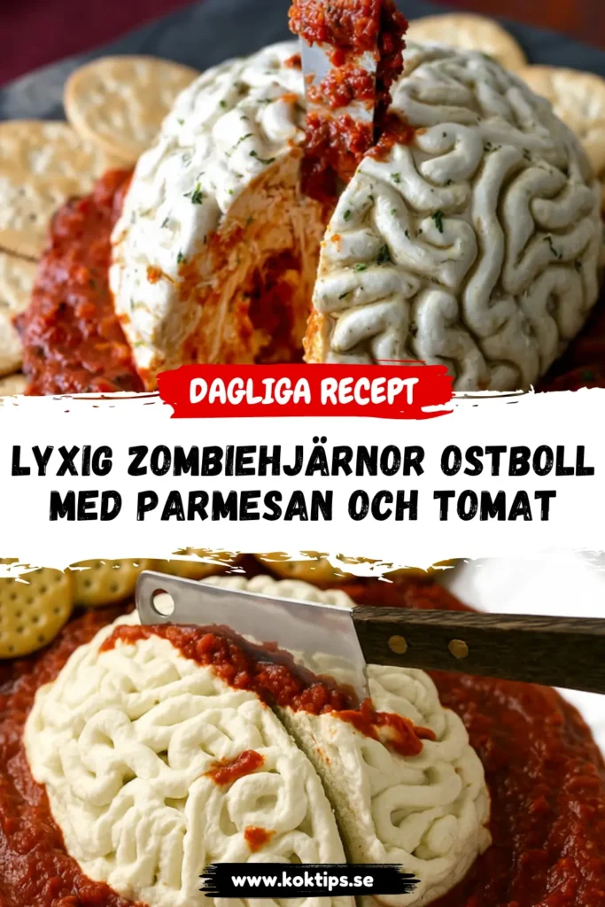 Lyxig Zombiehjärnor Ostboll med Parmesan och Tomat